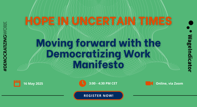 Hope in Uncertain Times: Moving forward with the Democratizing Work Manifesto