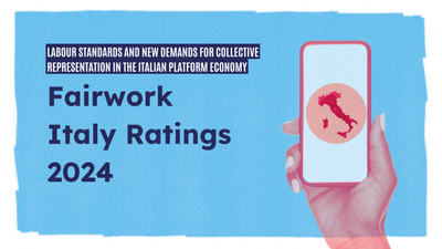 Fairwork - First Fairwork Italy report finds wide variability in the fairness of work offered by digital platforms