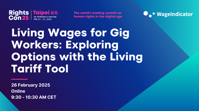 RightsCon 2025: Living Wages for Gig Workers: Exploring Options with the Living Tariff Tool