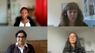 women in gig work panel